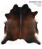 Chocolate X-Large Brazilian Cowhide Rug 6'9