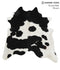 Black and White X-Large Brazilian Cowhide Rug 7'0