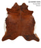 Medium Brindle X-Large Brazilian Cowhide Rug 6'9