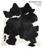 Black and White X-Large Brazilian Cowhide Rug 7'0