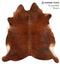 Medium Brindle X-Large Brazilian Cowhide Rug 7'2