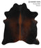 Chocolate X-Large Brazilian Cowhide Rug 7'2
