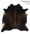 Chocolate X-Large Brazilian Cowhide Rug 6'10