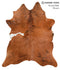 Medium Brindle XX-Large Brazilian Cowhide Rug 7'8