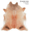 Caramel XX-Large Brazilian Cowhide Rug 7'6