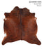 Medium Brindle X-Large Brazilian Cowhide Rug 6'7