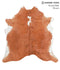 Brown and White Regular X-Large Brazilian Cowhide Rug 7'0