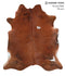 Medium Brindle X-Large Brazilian Cowhide Rug 6'11