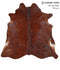 Medium Brindle XX-Large Brazilian Cowhide Rug 7'2
