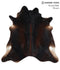 Chocolate X-Large Brazilian Cowhide Rug 6'10
