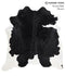Black and White X-Large Brazilian Cowhide Rug 7'3