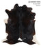 Chocolate X-Large Brazilian Cowhide Rug 7'4