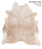 Caramel X-Large Brazilian Cowhide Rug 7'1