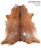 Salt and Pepper Brown X-Large Brazilian Cowhide Rug 7'1