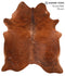 Medium Brindle X-Large Brazilian Cowhide Rug 7'6