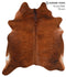 Medium Brindle X-Large Brazilian Cowhide Rug 7'7