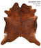 Medium Brindle XX-Large Brazilian Cowhide Rug 7'8