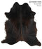 Chocolate XX-Large Brazilian Cowhide Rug 7'6