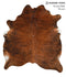 Medium Brindle X-Large Brazilian Cowhide Rug 6'10