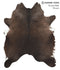 Chocolate X-Large Brazilian Cowhide Rug 7'4