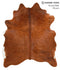 Medium Brindle X-Large Brazilian Cowhide Rug 7'6
