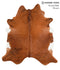 Medium Brindle XX-Large Brazilian Cowhide Rug 7'9
