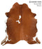 Brown and White Regular X-Large Brazilian Cowhide Rug 6'9