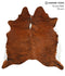 Medium Brindle X-Large Brazilian Cowhide Rug 6'7