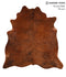 Medium Brindle X-Large Brazilian Cowhide Rug 6'7