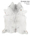 Salt and Pepper Black X-Large Brazilian Cowhide Rug 7'0