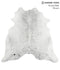 Salt and Pepper Black X-Large Brazilian Cowhide Rug 6'9