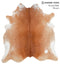 Salt and Pepper Brown XX-Large Brazilian Cowhide Rug 7'4