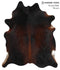 Chocolate X-Large Brazilian Cowhide Rug 7'5