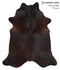 Dark Brindle X-Large Brazilian Cowhide Rug 7'5