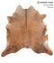 Caramel XX-Large Brazilian Cowhide Rug 7'6
