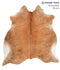 Medium Brindle X-Large Brazilian Cowhide Rug 6'10