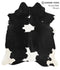 Black and White X-Large Brazilian Cowhide Rug 7'7