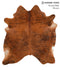 Medium Brindle X-Large Brazilian Cowhide Rug 6'8