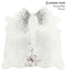 Salt and Pepper Black X-Large Brazilian Cowhide Rug 6'7