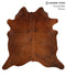 Medium Brindle X-Large Brazilian Cowhide Rug 6'11