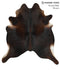Chocolate XX-Large Brazilian Cowhide Rug 7'4