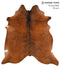 Medium Brindle X-Large Brazilian Cowhide Rug 7'2