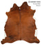 Medium Brindle XX-Large Brazilian Cowhide Rug 7'7