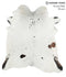 Salt and Pepper Black XX-Large Brazilian Cowhide Rug 7'11