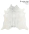 Medium Grey XX-Large Brazilian Cowhide Rug 6'11