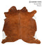 Medium Brindle X-Large Brazilian Cowhide Rug 6'8