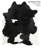 Black and White X-Large Brazilian Cowhide Rug 7'2