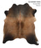 Chocolate X-Large Brazilian Cowhide Rug 7'1