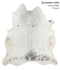 Salt and Pepper Black XX-Large Brazilian Cowhide Rug 7'8