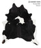 Black and White X-Large Brazilian Cowhide Rug 7'5